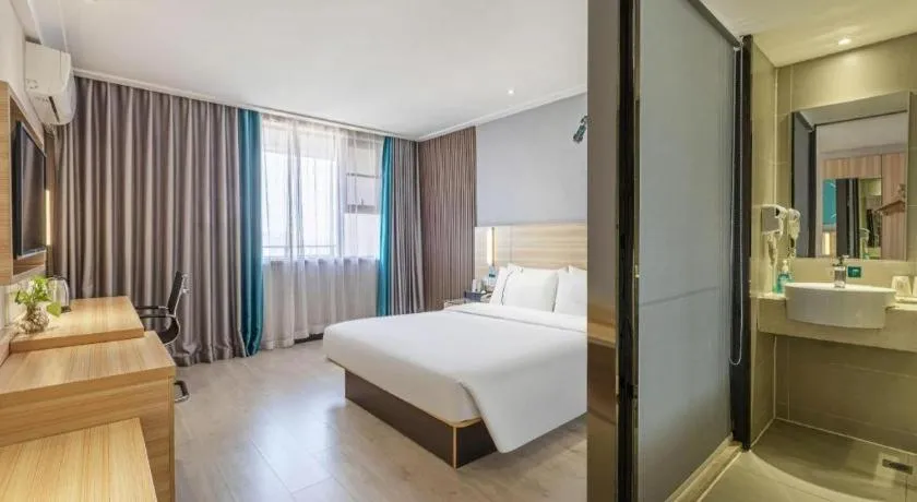 Bed in City Comfort Inn Wuhan Hubei University Of Economics