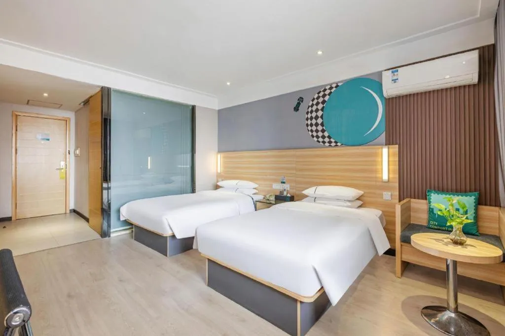 Bed in City Comfort Inn Wuhan Hubei University Of Economics