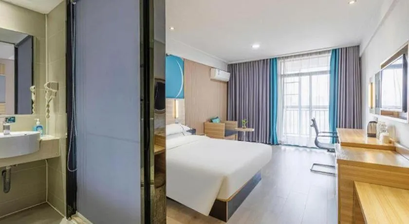 Bed in City Comfort Inn Wuhan Hubei University Of Economics