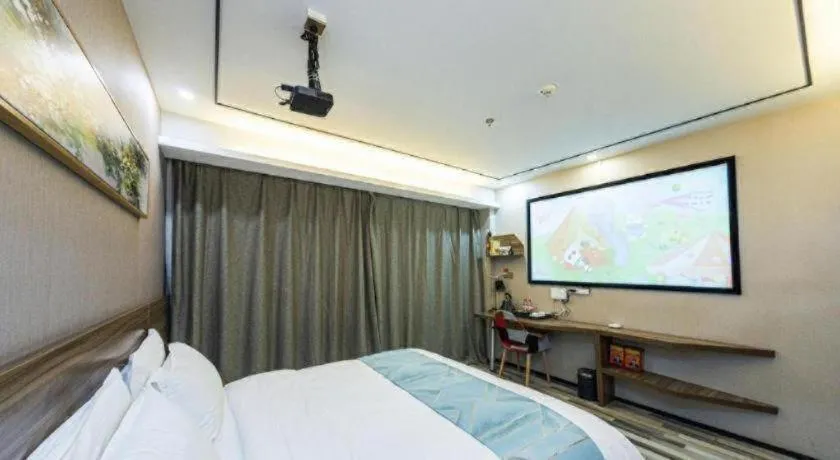 Bed in Borrman Hotel Zhenjiang Dashikou Suning Plaza