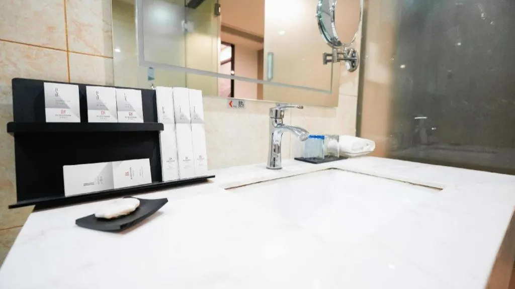 Bed in Borrman Hotel Wuxi Hubin Business Street