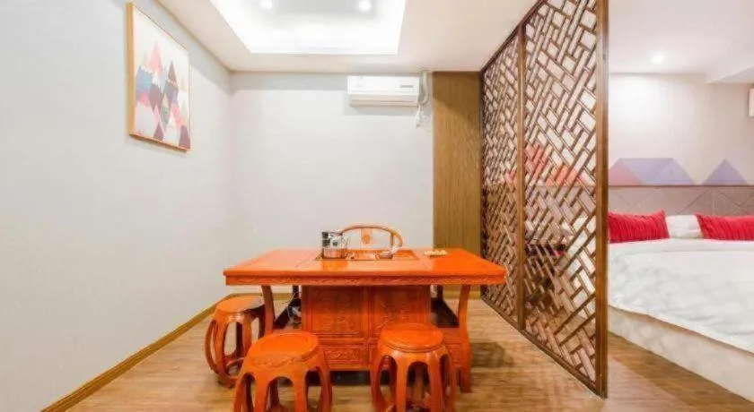 Bed in Borrman Hotel Wuxi Hubin Business Street