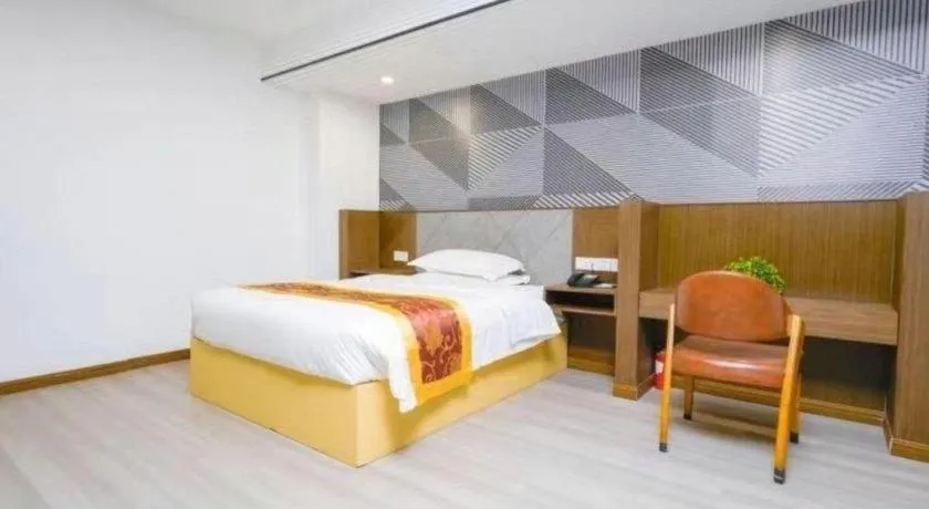 Bed in Borrman Hotel Wuxi Hubin Business Street