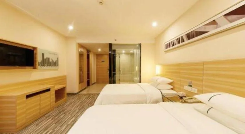 Bed in City Comfort Inn Yunfu Luoding Triumph Plaza