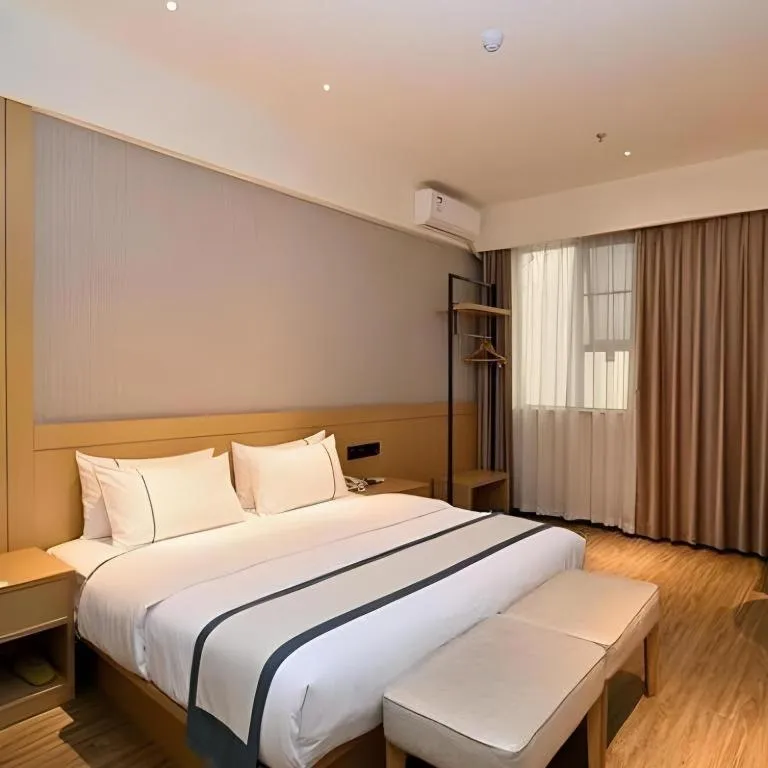 Bed in City Comfort Inn Kunming Nanping Pedestrian Street Wangfujing