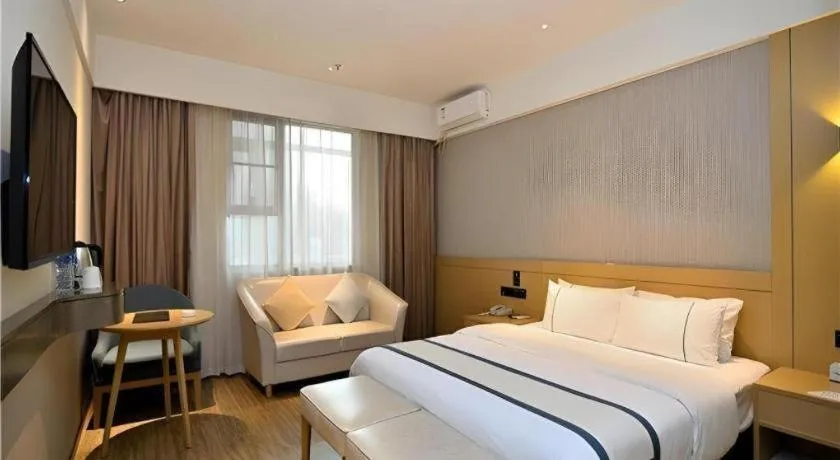 Bed in City Comfort Inn Kunming Nanping Pedestrian Street Wangfujing