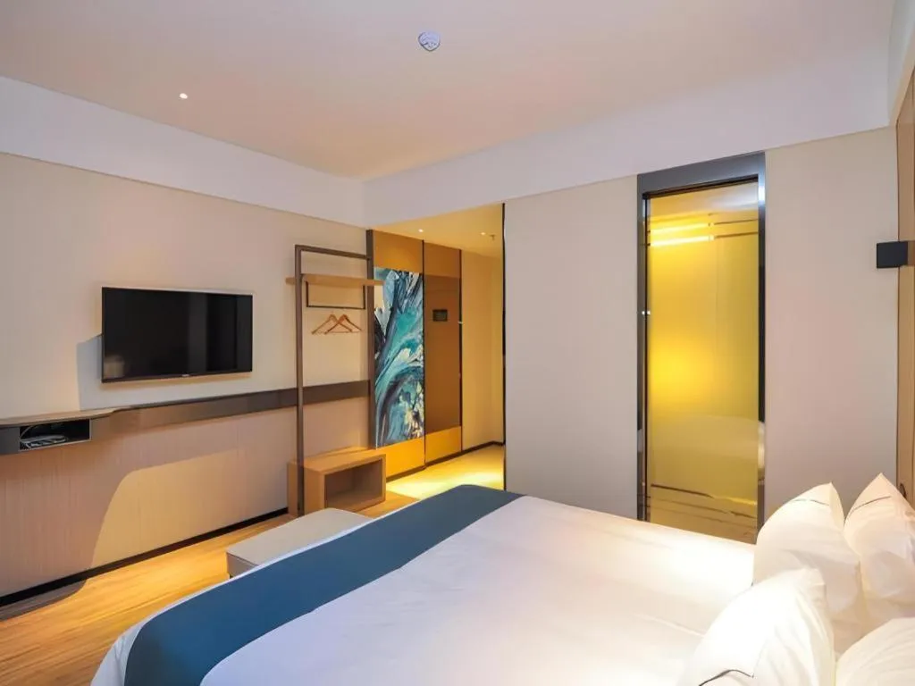 Bed in City Comfort Inn Kunming Nanping Pedestrian Street Wangfujing