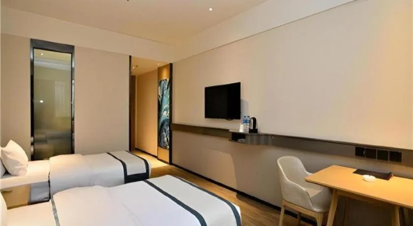 Bed in City Comfort Inn Kunming Nanping Pedestrian Street Wangfujing