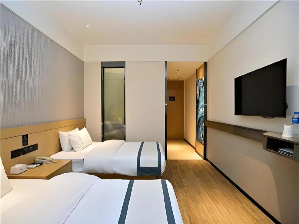 Bed in City Comfort Inn Kunming Nanping Pedestrian Street Wangfujing