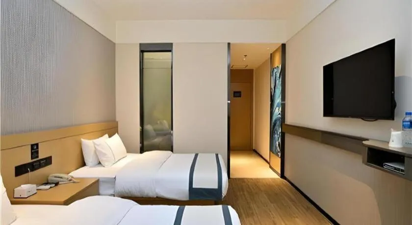 Bed in City Comfort Inn Kunming Nanping Pedestrian Street Wangfujing