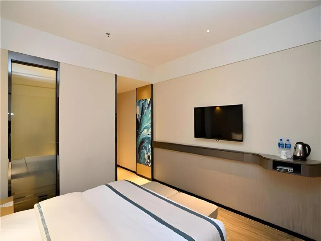 Bed in City Comfort Inn Kunming Nanping Pedestrian Street Wangfujing