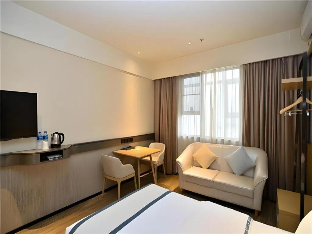 Bed in City Comfort Inn Kunming Nanping Pedestrian Street Wangfujing