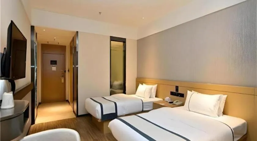 Bed in City Comfort Inn Kunming Nanping Pedestrian Street Wangfujing