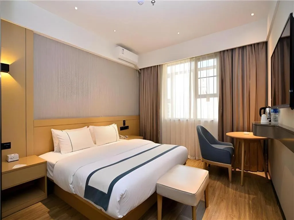 Bed in City Comfort Inn Kunming Nanping Pedestrian Street Wangfujing