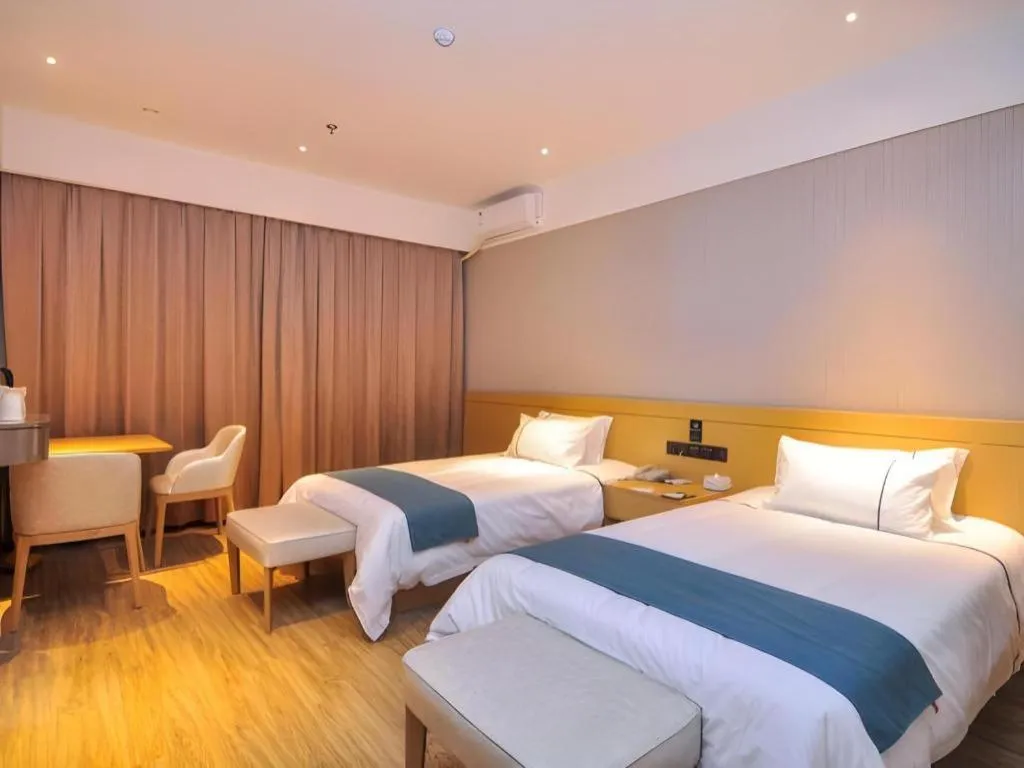 Bed in City Comfort Inn Kunming Nanping Pedestrian Street Wangfujing