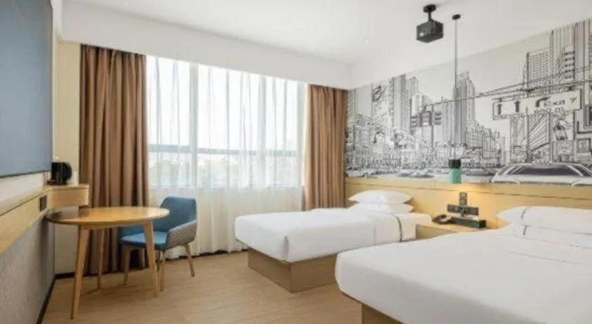 Bed in City Comfort Inn Xianning Wenquan Road Walmart Plaza