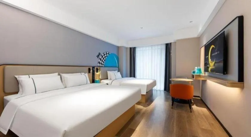 Bed in City Comfort Inn Xianning Wenquan Road Walmart Plaza