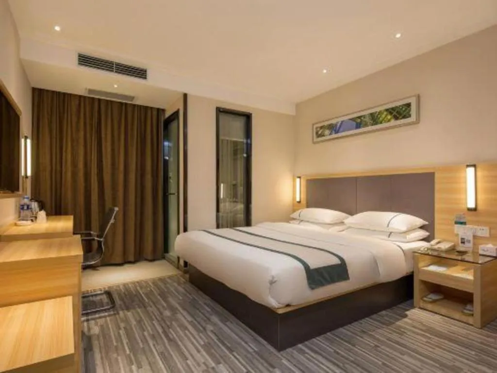 Bed in City Comfort Inn Dongguan Nancheng Tian'an Digital City