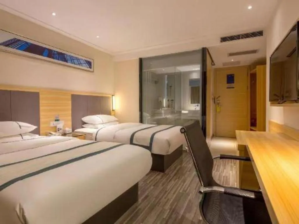 Bed in City Comfort Inn Dongguan Nancheng Tian'an Digital City