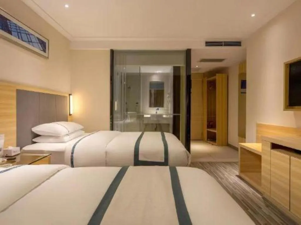 Bed in City Comfort Inn Dongguan Nancheng Tian'an Digital City