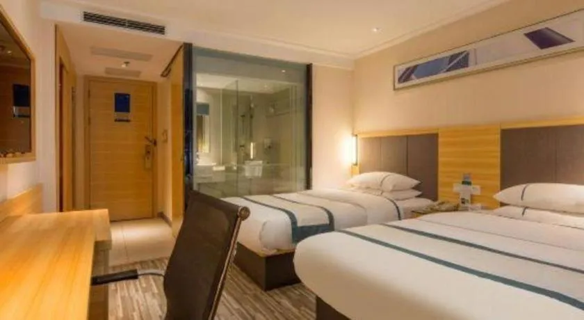 Bed in City Comfort Inn Dongguan Nancheng Tian'an Digital City