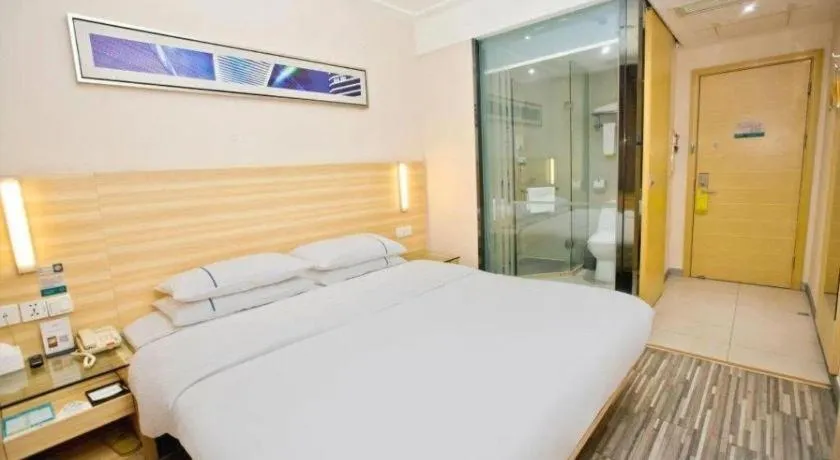 Bed in City Comfort Inn Dongguan Nancheng Tian'an Digital City