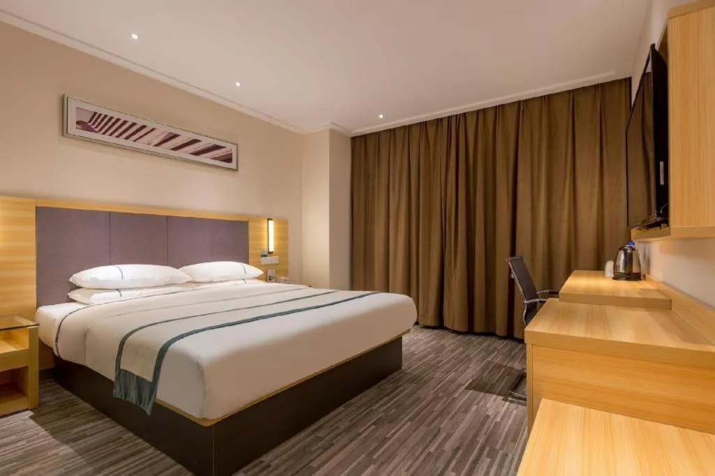 Bed in City Comfort Inn Dongguan Nancheng Tian'an Digital City