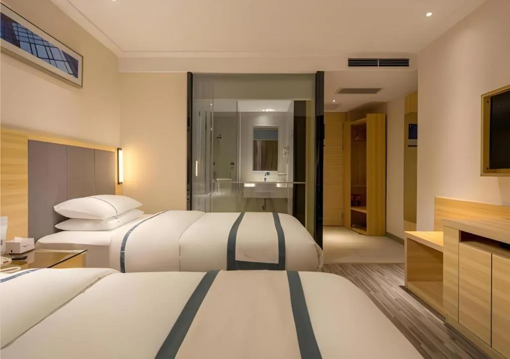 Bed in City Comfort Inn Dongguan Nancheng Tian'an Digital City