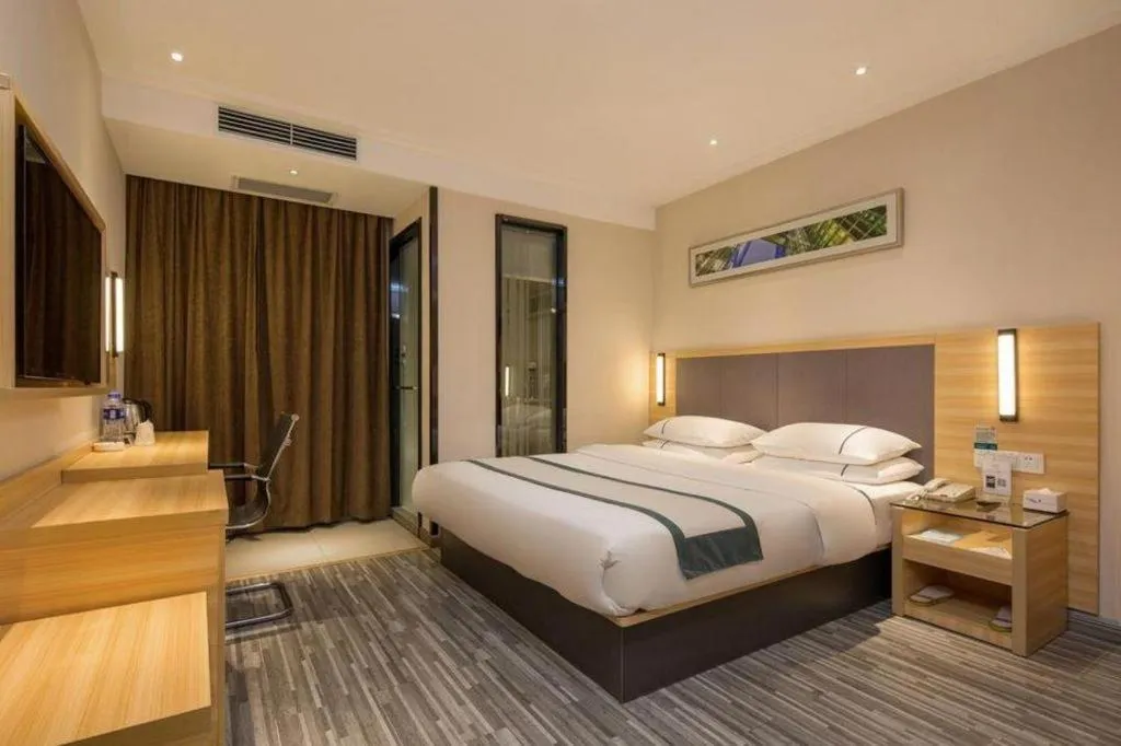 Bed in City Comfort Inn Dongguan Nancheng Tian'an Digital City