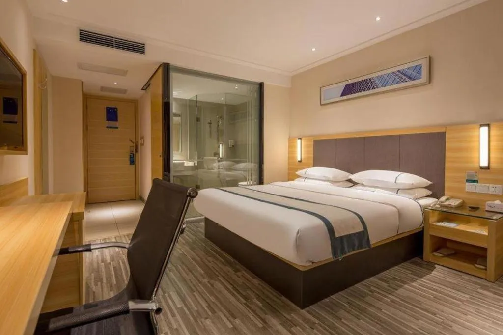 Bed in City Comfort Inn Dongguan Nancheng Tian'an Digital City