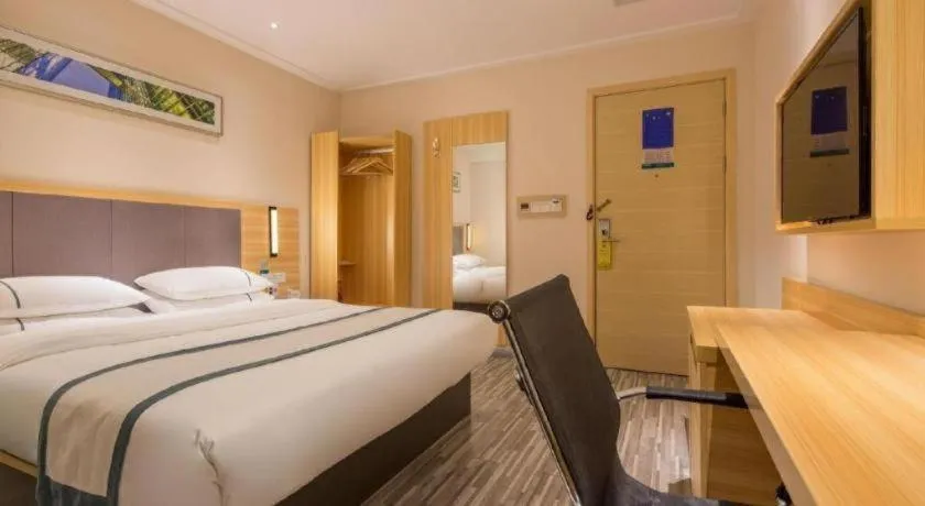 Bed in City Comfort Inn Dongguan Nancheng Tian'an Digital City