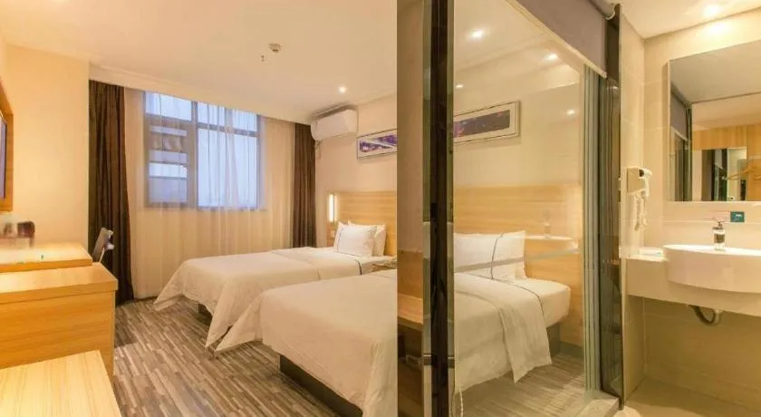 Bed in City Comfort Inn Wuhan Rui'an Street Metro Station