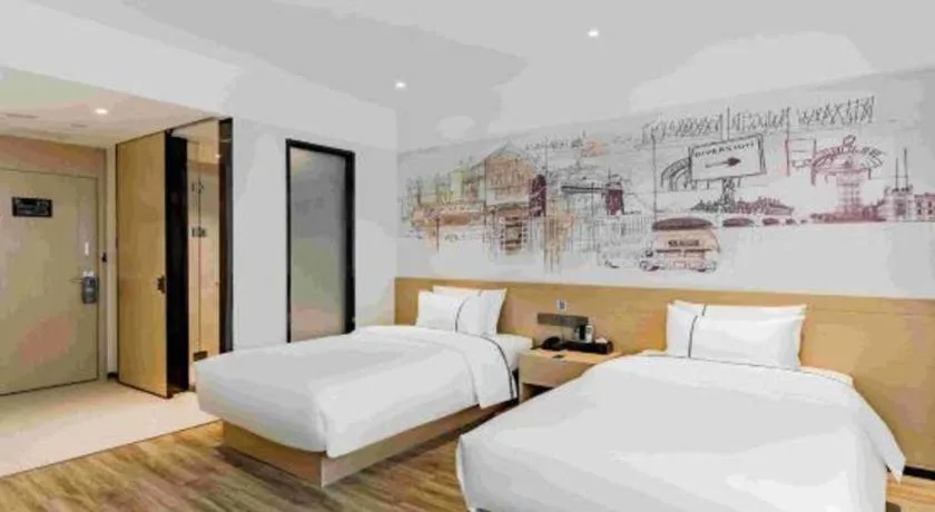 Bed in City Comfort Inn Ji'an South Administrative Center