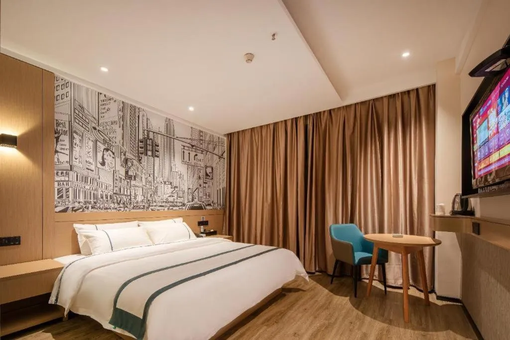 Bed in City Comfort Inn Ji'an South Administrative Center