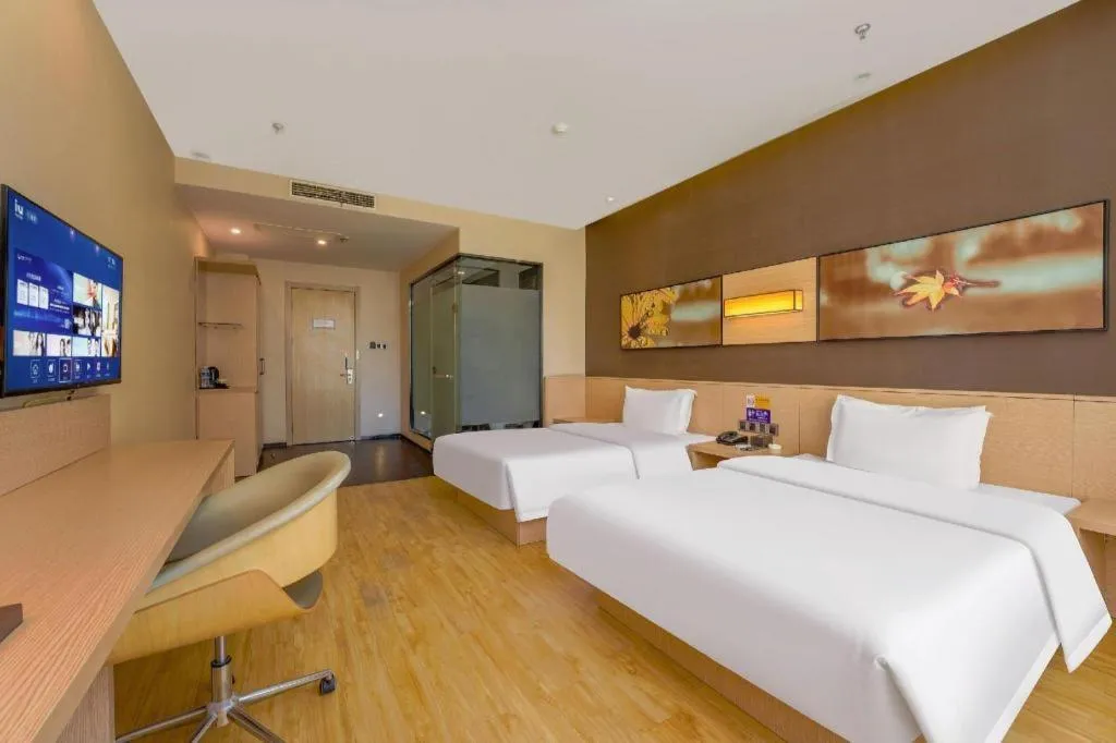 Bed in IU Hotel Taiyuan Changfeng West Street The Mixc