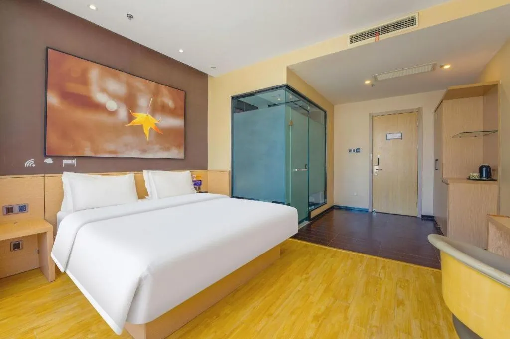 Bed in IU Hotel Taiyuan Changfeng West Street The Mixc