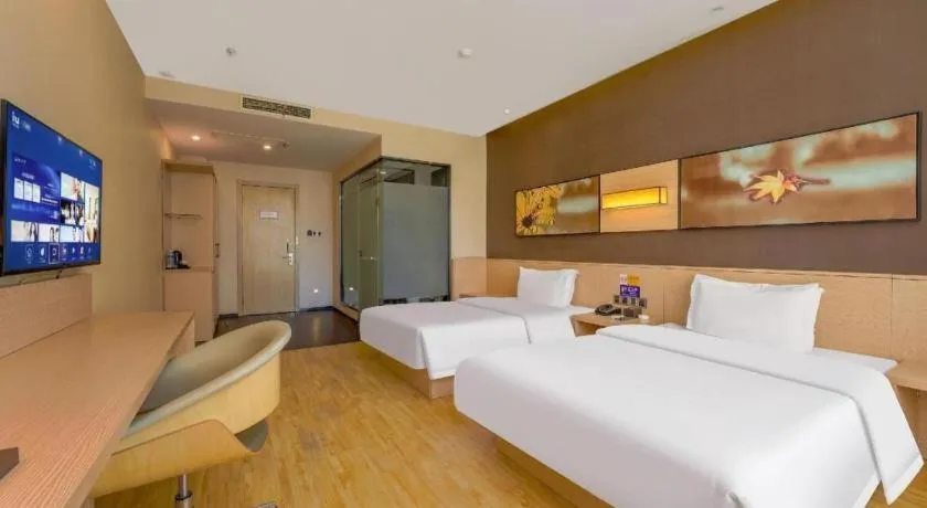 Bed in IU Hotel Taiyuan Changfeng West Street The Mixc