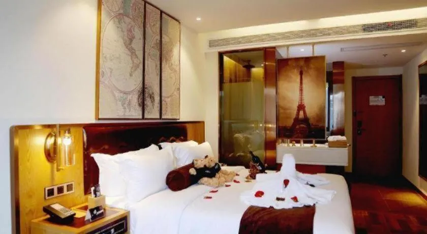 Bed in James Joyce Coffetel· Hefei Anhui Agricultural University