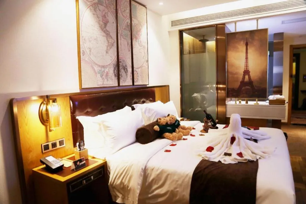 Bed in James Joyce Coffetel· Hefei Anhui Agricultural University