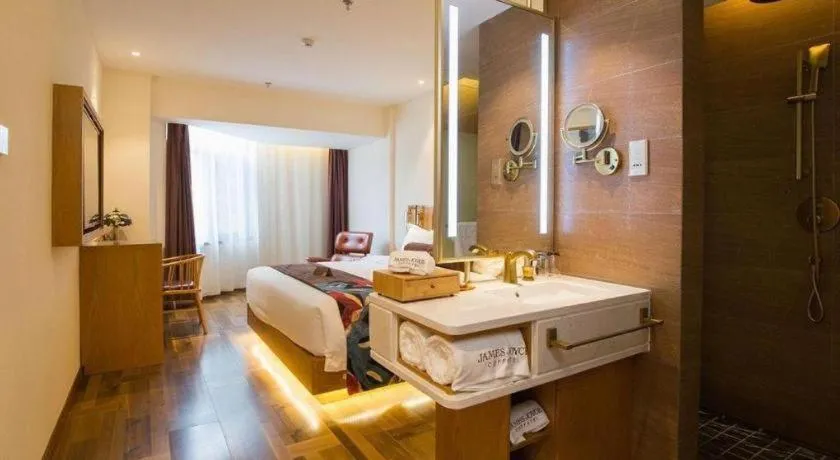 Bed in James Joyce Coffetel· Hefei Anhui Agricultural University