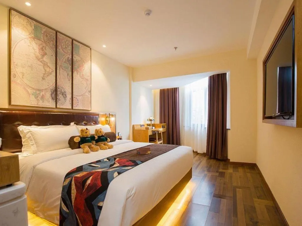 Bed in James Joyce Coffetel· Hefei Anhui Agricultural University