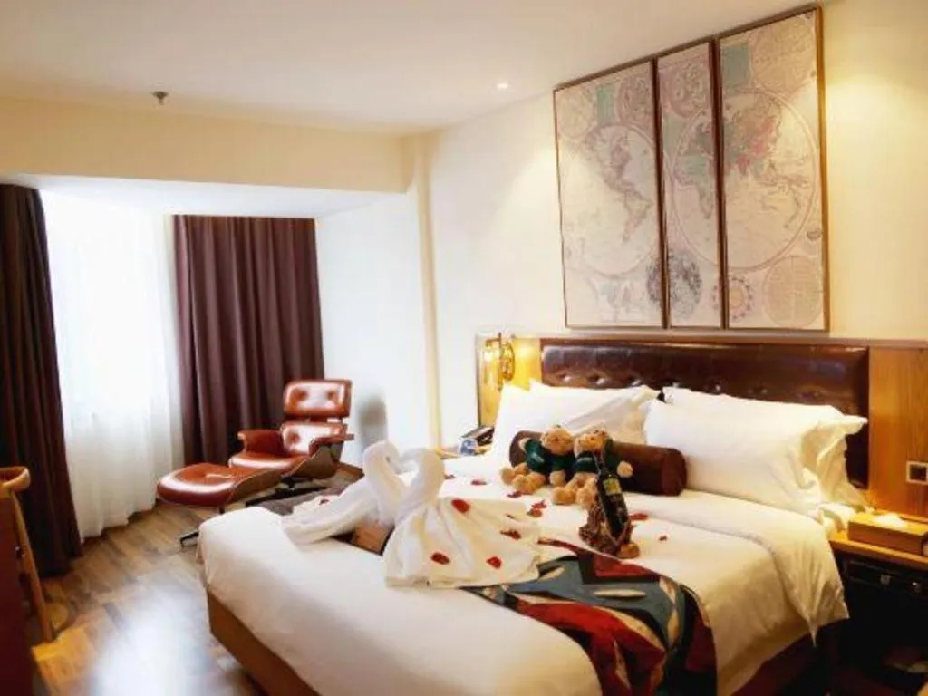 Bed in James Joyce Coffetel· Hefei Anhui Agricultural University