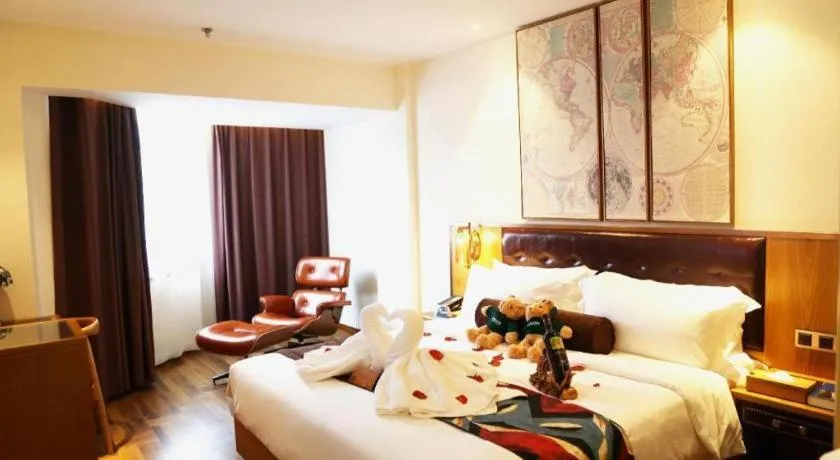 Bed in James Joyce Coffetel· Hefei Anhui Agricultural University