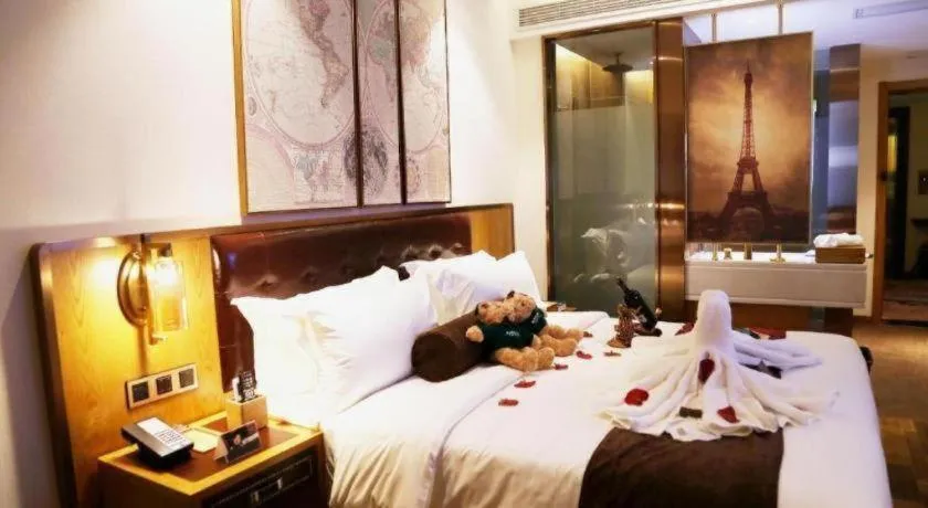 Bed in James Joyce Coffetel· Hefei Anhui Agricultural University