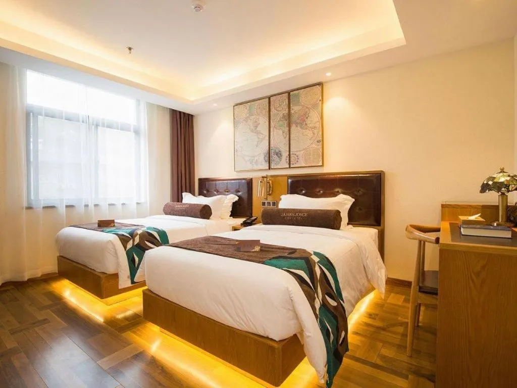 Bed in James Joyce Coffetel· Hefei Anhui Agricultural University