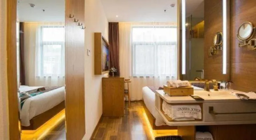 Bed in James Joyce Coffetel· Hefei Anhui Agricultural University