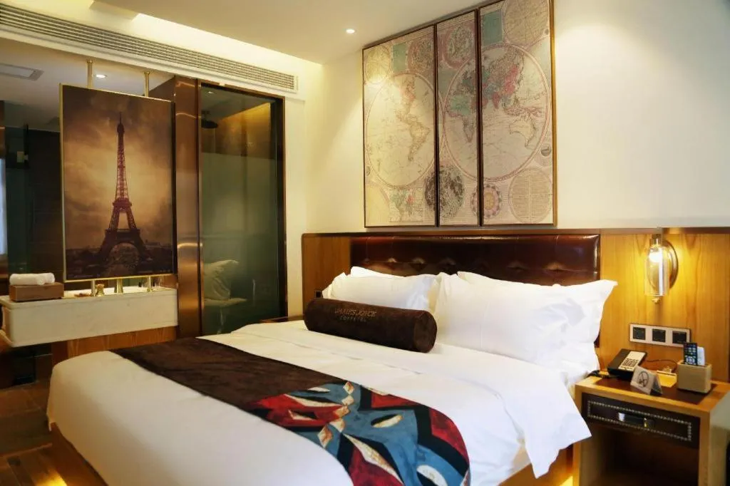 Bed in James Joyce Coffetel· Hefei Anhui Agricultural University