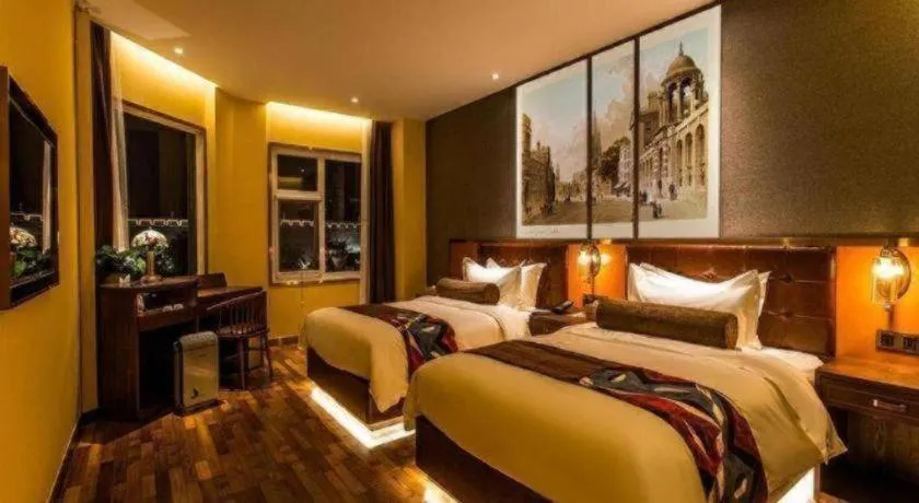 Bed in James Joyce Coffetel Beijing Station