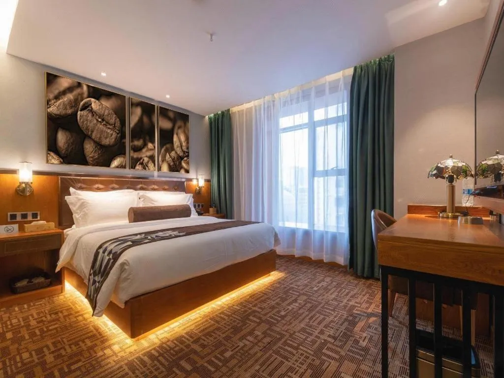 Bed in James Joyce Coffetel Beijing Station