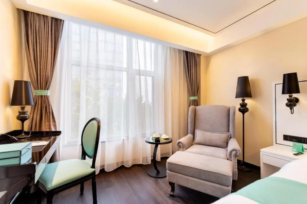 Bed in Xana Hotelle· Dalian Software Park University of Technology